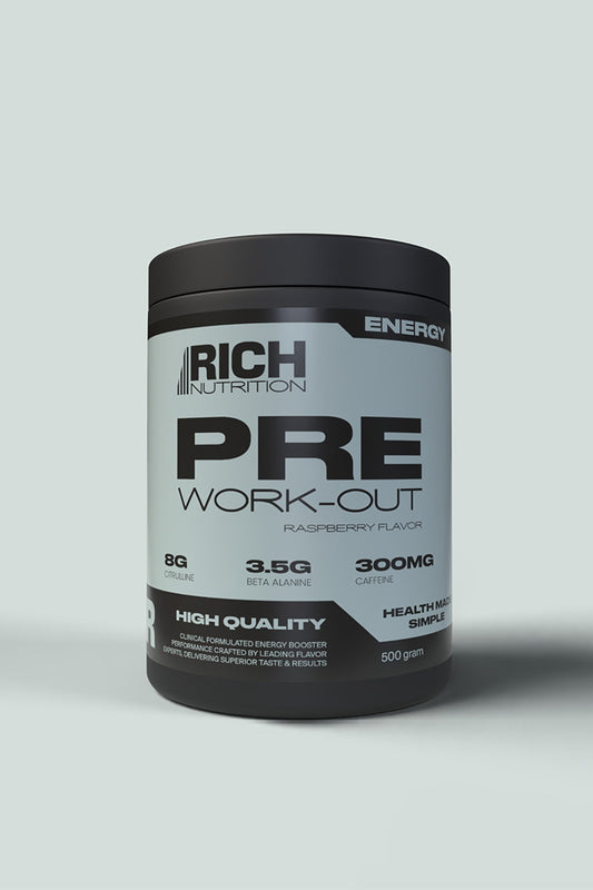 Pre-Workout (Energy) – Raspberry Flavor