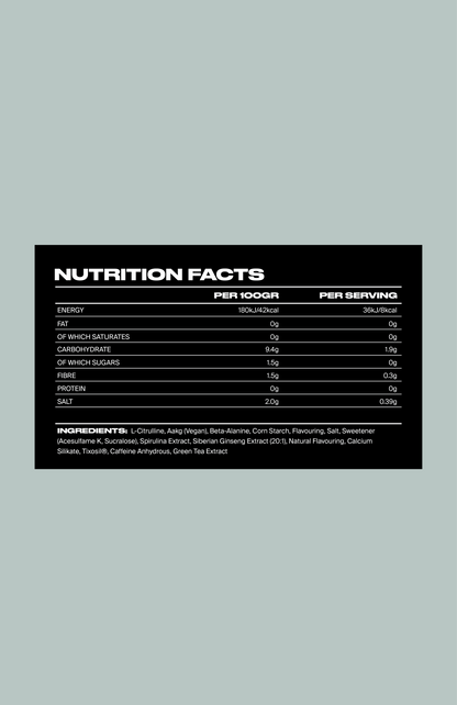 Pre-Workout (Energy) – Raspberry Flavor